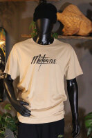 Statement Round Neck Shirt Sand 4XL